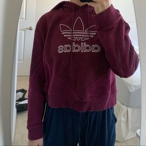 Adidas Maroon Hoodie